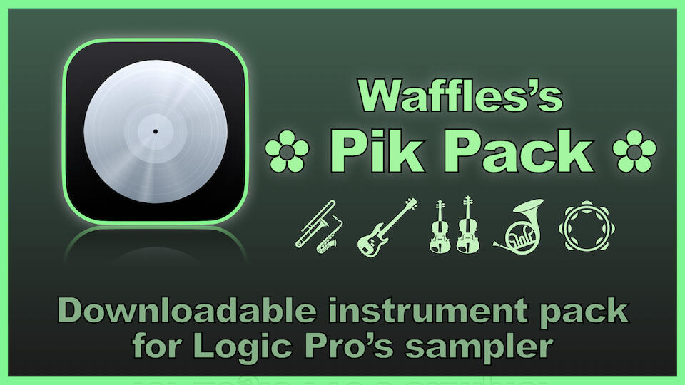 Pikmin-based instrument pack for Logic Pro's sampler