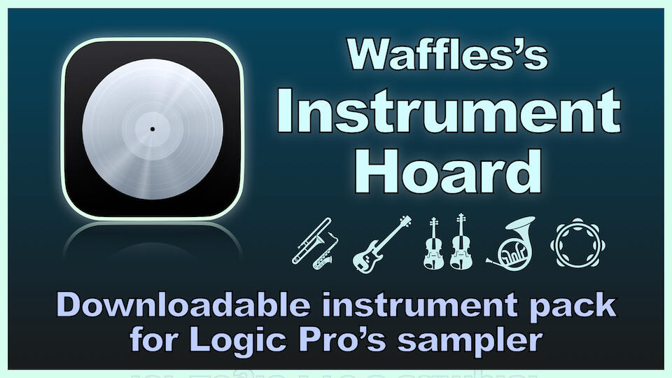 General-purpose instrument pack for Logic Pro's sampler