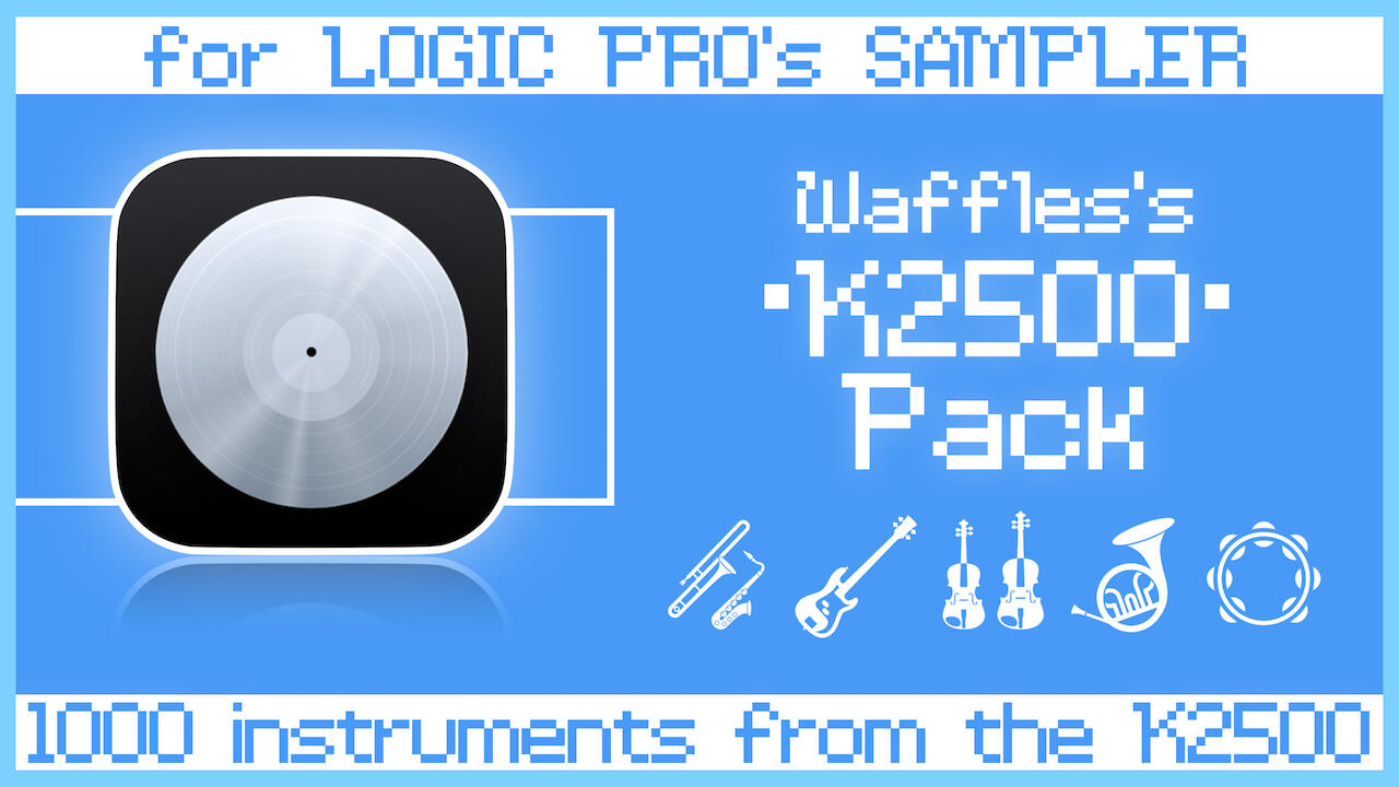 Kurzweil K2500 presets for Logic Pro's sampler